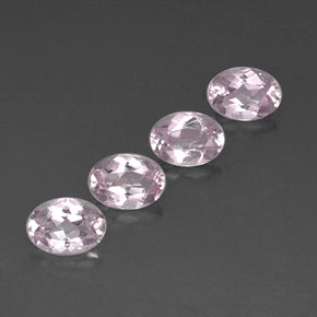 Gemas de morganita rosa natural de  ct, corte óvalo, VVS