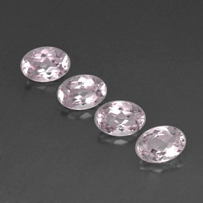 Gemas de morganita rosa natural de  ct, corte óvalo, VVS