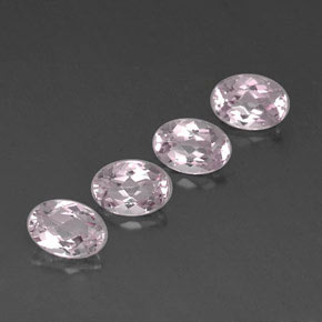Gemas de morganita rosa natural de  ct, corte óvalo, VVS
