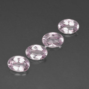Gemas de morganita rosa natural de  ct, corte óvalo, VVS