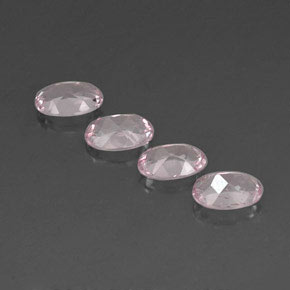 Gemas de morganita rosa natural de  ct, corte óvalo, VVS