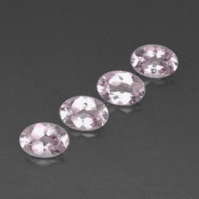 Gemas de morganita rosa natural de  ct, corte óvalo, VVS
