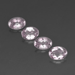 Gemas de morganita rosa natural de  ct, corte óvalo, VVS