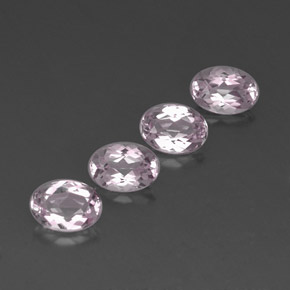 Gemas de morganita rosa natural de  ct, corte óvalo, VVS