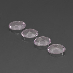 Gemas de morganita rosa natural de  ct, corte óvalo, VVS