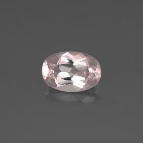 Morganita rosa natural de 0,46 ct, corte óvalo, VVS