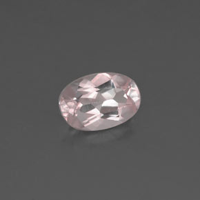 Morganita rosa natural de 0,46 ct, corte óvalo, VVS