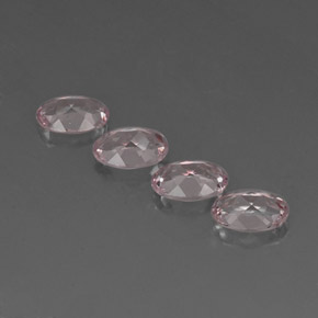 Gemas de morganita rosa natural de  ct, corte óvalo, VVS