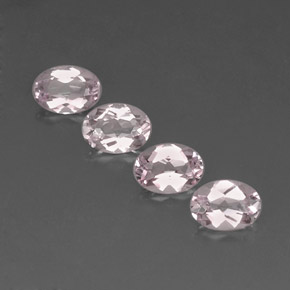 Gemas de morganita rosa natural de  ct, corte óvalo, VVS
