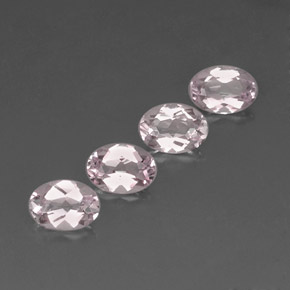 Gemas de morganita rosa natural de  ct, corte óvalo, VVS