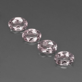 Gemas de morganita rosa natural de  ct, corte óvalo, VVS