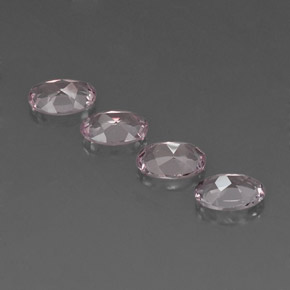 Gemas de morganita rosa natural de  ct, corte óvalo, VVS