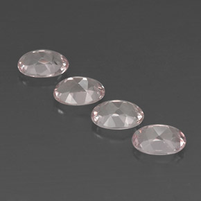 Gemas de morganita rosa natural de  ct, corte óvalo, VVS