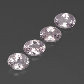 Gemas de morganita rosa natural de  ct, corte óvalo, VVS