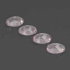 Gemas de morganita rosa natural de  ct, corte óvalo, VVS