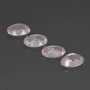 Gemas de morganita rosa natural de  ct, corte óvalo, VVS