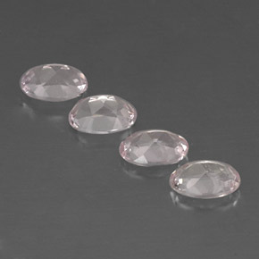 Gemas de morganita rosa natural de  ct, corte óvalo, VVS