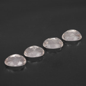 Gemas de morganita rosa natural de  ct, corte óvalo, VVS