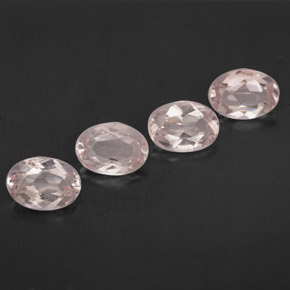 Gemas de morganita rosa natural de  ct, corte óvalo, VVS