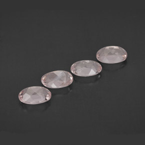 Gemas de morganita rosa natural de  ct, corte óvalo, VVS