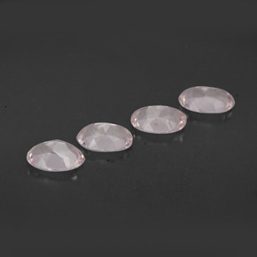 Gemas de morganita rosa natural de  ct, corte óvalo, VVS