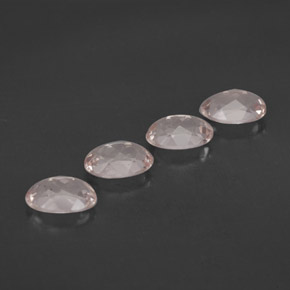 Gemas de morganita rosa natural de  ct, corte óvalo, VVS