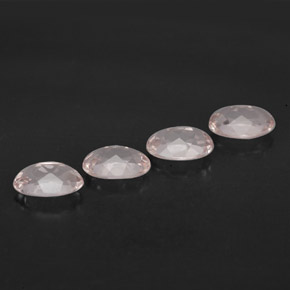 Gemas de morganita rosa natural de  ct, corte óvalo, VVS