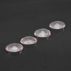 Gemas de morganita rosa natural de  ct, corte óvalo, VVS