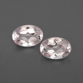 Gemas de morganita rosa natural de  ct, corte óvalo, VVS