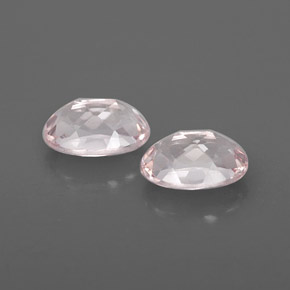 Gemas de morganita rosa natural de  ct, corte óvalo, VVS