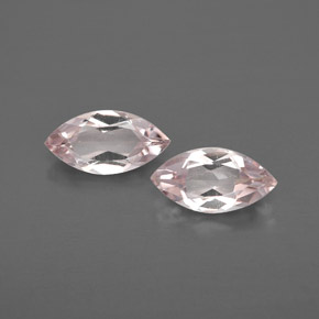 Gemas de Morganita Rosado claro natural de  ct, Marquesa, VVS
