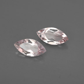 Gemas de Morganita Rosado claro natural de  ct, Marquesa, VVS