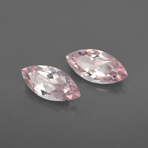 Gemas de morganita rosa natural de  ct, marquesa, VVS