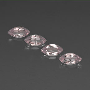 Gemas de morganita rosa natural de 2,13 ct, marquesa, VVS