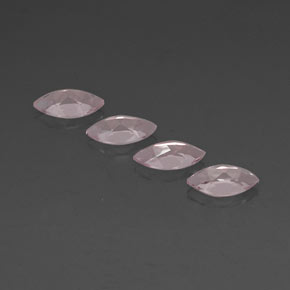 Gemas de morganita rosa natural de 2,13 ct, marquesa, VVS