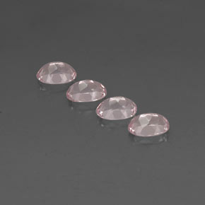Gemas de morganita rosa natural de  ct, corte óvalo, VVS