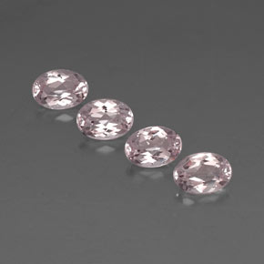 Gemas de morganita rosa natural de  ct, corte óvalo, VVS