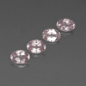 Gemas de morganita rosa natural de  ct, corte óvalo, VVS