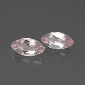 Gemas de morganita rosa natural de  ct, marquesa, VVS
