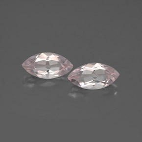 Gemas de morganita rosa natural de  ct, marquesa, VVS