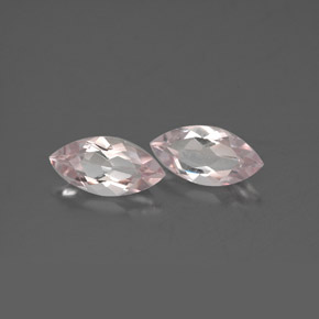 Gemas de morganita rosa natural de  ct, marquesa, VVS