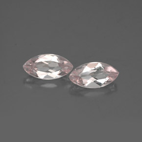 Gemas de morganita rosa natural de  ct, marquesa, VVS