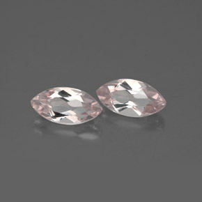 Gemas de morganita rosa natural de  ct, marquesa, VVS