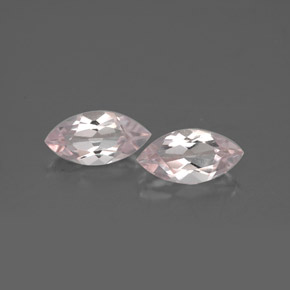 Gemas de morganita rosa natural de  ct, marquesa, VVS