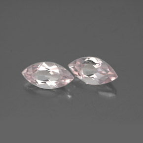 Gemas de morganita rosa natural de  ct, marquesa, VVS