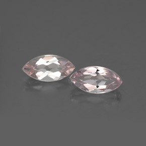 Gemas de morganita rosa natural de  ct, marquesa, VVS