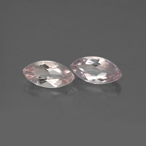 Gemas de morganita rosa natural de  ct, marquesa, VVS