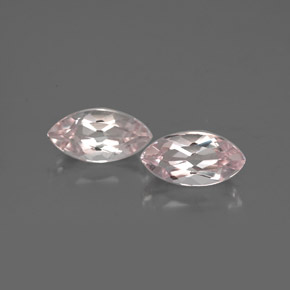 Gemas de Morganita Rosado claro natural de  ct, Marquesa, VVS