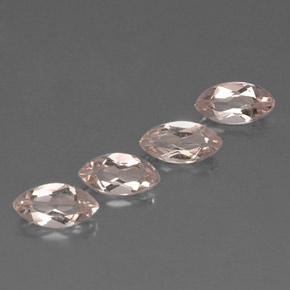 Gemas de morganita rosa natural de  ct, marquesa, VVS
