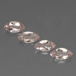 Gemas de morganita rosa natural de  ct, marquesa, VVS